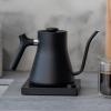 imageFellow Stagg EKG Pro Electric Gooseneck Kettle  PourOver Coffee and Tea Pot Stainless Steel Quick Heating Desert Rose with Maple Wood Handle 09 LiterMatte Black