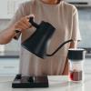 imageFellow Stagg EKG Pro Electric Gooseneck Kettle  PourOver Coffee and Tea Pot Stainless Steel Quick Heating Desert Rose with Maple Wood Handle 09 LiterMatte Black
