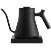 imageFellow Stagg EKG Pro Electric Gooseneck Kettle  PourOver Coffee and Tea Pot Stainless Steel Quick Heating Desert Rose with Maple Wood Handle 09 LiterMatte Black