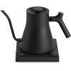 imageFellow Stagg EKG Pro Electric Gooseneck Kettle  PourOver Coffee and Tea Pot Stainless Steel Quick Heating Desert Rose with Maple Wood Handle 09 LiterMatte Black