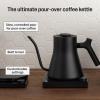 imageFellow Stagg EKG Pro Electric Gooseneck Kettle  PourOver Coffee and Tea Pot Stainless Steel Quick Heating Desert Rose with Maple Wood Handle 09 LiterMatte Black