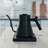 imageFellow Stagg EKG Pro Electric Gooseneck Kettle  PourOver Coffee and Tea Pot Stainless Steel Quick Heating Desert Rose with Maple Wood Handle 09 LiterStone Blue with Walnut Handle