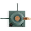 imageFellow Stagg EKG Pro Electric Gooseneck Kettle  PourOver Coffee and Tea Quick Heating Precise Temperature Control Scheduling Builtin Brew Timer Smoke Green with Maple Wood Handle 09 LiterSmoke Green with Maple Wood Handle