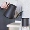 imageFellow Stagg Stovetop PourOver Coffee and Tea Kettle  Gooseneck Teapot with Precision Pour Spout BuiltIn Thermometer Matte White 1 LiterCopper