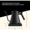 imageMatte Black Coffee Connoisseur Bundle Fellow Stagg EKG Pro Electric Gooseneck Kettle  Gen 2 Ode Brew Grinder