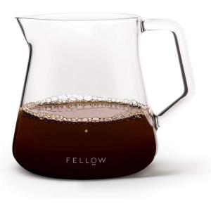 imageFellow Mighty Small Glass Carafe  Manual Pour Over Coffee Beaker and Tea Steeper Borosilicate Glass Decanter 169 oz Clear ContainerClear