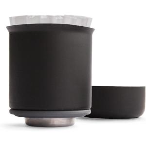 imageFellow Stagg PourOver Dripper ampamp Double Wall Glass Kit 10 oz X Stainless Steel Includes 15 Coffee Brewing PapersXF Dripper