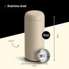 imageFellow 16 oz Carter Move Travel Mug  VacuumInsulated Stainless Steel Travel Coffee Mug  Coffee Tumbler with Ceramic Interior and Splash Guard  Cargo GreenSand Dune