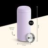 imageFellow 16 oz Carter Move Travel Mug  VacuumInsulated Stainless Steel Travel Coffee Mug  Coffee Tumbler with Ceramic Interior and Splash Guard  Cargo GreenLavender Purple
