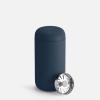 imageFellow 12 oz Carter Move Travel Mug  VacuumInsulated Stainless Steel Travel Coffee Mug  Coffee Tumbler with Ceramic Interior and Splash Guard  SiennaStone Blue