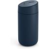 imageFellow 12 oz Carter Slide Travel Coffee Mug with SlideLock lid  Leak Proof ToGo Coffee Tumbler with Ceramic Interior and VacuumInsulated Stainless Steel  Coffee Cups  Stone BlueStone Blue