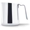 imageFellow Eddy Steaming Pitcher  Milk Frother Pitcher with Fluted Spout Premium Barista Tools for Precision Latte Art 188 Stainless Steel Graphite 18oz JugPolished Steel