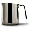 imageFellow Eddy Steaming Pitcher  Milk Frother Pitcher with Fluted Spout Premium Barista Tools for Precision Latte Art 188 Stainless Steel Graphite 18oz JugPolished Graphite
