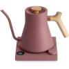 imageFellow Stagg EKG Pro Electric Gooseneck Kettle  PourOver Coffee and Tea Quick Heating Precise Temperature Control Scheduling Builtin Brew Timer Smoke Green with Maple Wood Handle 09 LiterDesert Rose