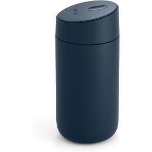 imageFellow 12 oz Carter Slide Travel Coffee Mug with SlideLock lid  Leak Proof ToGo Coffee Tumbler with Ceramic Interior and VacuumInsulated Stainless Steel  Coffee Cups  Stone BlueStone Blue