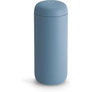 imageFellow 16 oz Carter Move Travel Mug  VacuumInsulated Stainless Steel Travel Coffee Mug  Coffee Tumbler with Ceramic Interior and Splash Guard  Cargo GreenHazy Blue