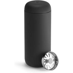 imageFellow 16 oz Carter Move Travel Mug  VacuumInsulated Stainless Steel Travel Coffee Mug  Coffee Tumbler with Ceramic Interior and Splash Guard  Cargo GreenMatte Black