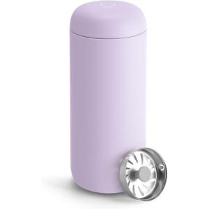imageFellow 16 oz Carter Move Travel Mug  VacuumInsulated Stainless Steel Travel Coffee Mug  Coffee Tumbler with Ceramic Interior and Splash Guard  Cargo GreenLavender Purple