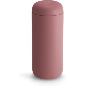imageFellow 16 oz Carter Move Travel Mug  VacuumInsulated Stainless Steel Travel Coffee Mug  Coffee Tumbler with Ceramic Interior and Splash Guard  Sand DuneDesert Rose