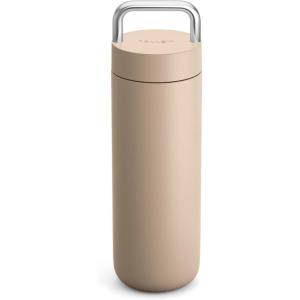 imageFellow 20 oz Carter Carry Vacuum Insulated Tumbler for Water Tea Coffee Smoothies ampamp more  Stainless Steel  Keeps Heat for 12 HoursStays Cold for 24 HoursLeakProof SealSlim WidthSiennaSand Dune