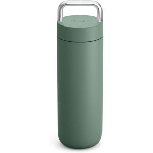 imageFellow 20 oz Carter Carry Vacuum Insulated Tumbler for Water Tea Coffee Smoothies ampamp more  Stainless Steel  Keeps Heat for 12 HoursStays Cold for 24 HoursLeakProof SealSlim WidthSiennaSmoke Green