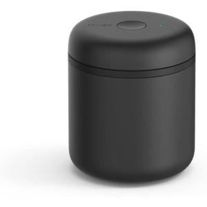 imageFellow Atmos Electric Vacuum Canister ampamp Storage Container  Airtight Coffee ampamp Food Storage Containers  Coffee Containers  Clear Glass 07 LiterMatte Black