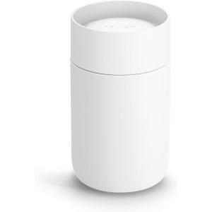 imageFellow Carter Move Mug with 360 Sip Lid  Open Top Coffee ToGo Tumbler with Ceramic Interior VacuumInsulated Stainless Steel Matte White 8 oz CupMatte White