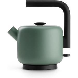 imageFellow Electric Clyde Kettle  15 Liter Capacity  Modern Twist On Stovetop Design AllPurpose Stainless Steel  Warm Water for Ramen Oatmeal Tea Coffee ampamp more  Large CapacitySmoke Green