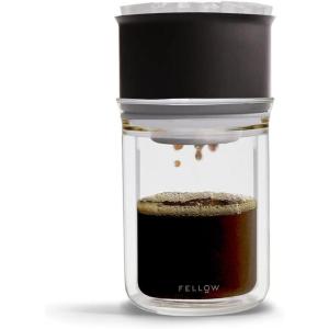 imageFellow Stagg PourOver Dripper ampamp Double Wall Glass Kit 10 oz X Stainless Steel Includes 15 Coffee Brewing PapersX Set  Dripper  Tasting Glass   Filters