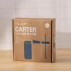 imageFellow 16 oz Carter Bundle 3 in 1 Travel Mug with SlideLock Move ampamp Cold Lids with Straw  ToGo Coffee Tumbler Ceramic Interior ampamp VacuumInsulated Stainless Steel  Coffee CupsStone BlueStone Blue