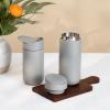 imageFellow 16 oz Carter Slide Travel Coffee Mug with SlideLock lid  Leak Proof ToGo Coffee Tumbler with Ceramic Interior and VacuumInsulated Stainless Steel  Coffee Cups  Matte BlackMatte Grey