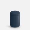 imageFellow 12 oz Carter Move Wide Travel Mug  Wide Mouth VacuumInsulated Stainless Steel Coffee Mug  Tea and Coffee Tumbler  Travel Coffee Mug with Ceramic Interior  Matte WhiteStone Blue