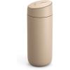 imageFellow 16 oz Carter Slide Travel Coffee Mug with SlideLock lid  Leak Proof ToGo Coffee Tumbler with Ceramic Interior and VacuumInsulated Stainless Steel  Coffee Cups  Matte BlackSand Dune