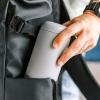imageFellow 12 oz Carter Move Travel Mug  VacuumInsulated Stainless Steel Travel Coffee Mug  Coffee Tumbler with Ceramic Interior and Splash Guard  Mint Chipmattegrey