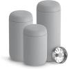 imageFellow 12 oz Carter Move Travel Mug  VacuumInsulated Stainless Steel Travel Coffee Mug  Coffee Tumbler with Ceramic Interior and Splash Guard  Mint Chipmattegrey