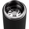 imageFellow 12 oz Carter Move Travel Mug  VacuumInsulated Stainless Steel Travel Coffee Mug  Coffee Tumbler with Ceramic Interior and Splash Guard  Mint ChipMatte Black