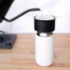 imageFellow 12 oz Carter Move Travel Mug  VacuumInsulated Stainless Steel Travel Coffee Mug  Coffee Tumbler with Ceramic Interior and Splash Guard  Mint ChipMatte White