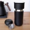 imageFellow 12 oz Carter Move Travel Mug  VacuumInsulated Stainless Steel Travel Coffee Mug  Coffee Tumbler with Ceramic Interior and Splash Guard  Mint ChipMatte Black