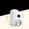 imageFellow 12 oz Carter Move Travel Mug  VacuumInsulated Stainless Steel Travel Coffee Mug  Coffee Tumbler with Ceramic Interior and Splash Guard  Mint ChipMatte White
