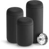 imageFellow 12 oz Carter Move Travel Mug  VacuumInsulated Stainless Steel Travel Coffee Mug  Coffee Tumbler with Ceramic Interior and Splash Guard  Mint ChipMatte Black
