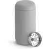 imageFellow 12 oz Carter Move Travel Mug  VacuumInsulated Stainless Steel Travel Coffee Mug  Coffee Tumbler with Ceramic Interior and Splash Guard  Mint Chipmattegrey