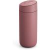 imageFellow 16 oz Carter Slide Travel Coffee Mug with SlideLock lid  Leak Proof ToGo Coffee Tumbler with Ceramic Interior and VacuumInsulated Stainless Steel  Coffee Cups  Matte WhiteDesert Rose