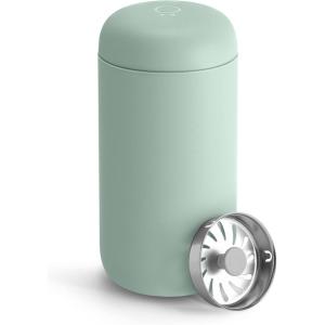 imageFellow 12 oz Carter Move Travel Mug  VacuumInsulated Stainless Steel Travel Coffee Mug  Coffee Tumbler with Ceramic Interior and Splash Guard  Mint ChipMint Chip