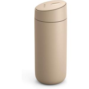 imageFellow 16 oz Carter Slide Travel Coffee Mug with SlideLock lid  Leak Proof ToGo Coffee Tumbler with Ceramic Interior and VacuumInsulated Stainless Steel  Coffee Cups  Matte WhiteSand Dune