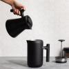 imageFellow Corvo EKG Electric Tea Kettle  Electric Pour Over Coffee and Tea Pot  Quick Heating Electric Kettles for Boiling Water  Temperature Control and BuiltIn Brew TimerMatte Black09 LiterMatte Black with Walnut Handle