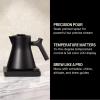 imageFellow Corvo EKG Electric Tea Kettle  Electric Pour Over Coffee and Tea Pot  Quick Heating Electric Kettles for Boiling Water  Temperature Control and BuiltIn Brew TimerMatte Black09 LiterMatte Black
