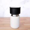 imageFellow 8 oz Carter Move Travel Mug  VacuumInsulated Stainless Steel Travel Coffee Mug  Coffee Tumbler with Ceramic Interior and Splash Guard  Matte BlackMatte White