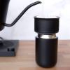 imageFellow 8 oz Carter Move Travel Mug  VacuumInsulated Stainless Steel Travel Coffee Mug  Coffee Tumbler with Ceramic Interior and Splash Guard  Matte BlackMatte Black