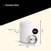 imageFellow 8 oz Carter Move Travel Mug  VacuumInsulated Stainless Steel Travel Coffee Mug  Coffee Tumbler with Ceramic Interior and Splash Guard  Matte BlackMatte White